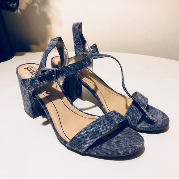 sam edelman denim sandals